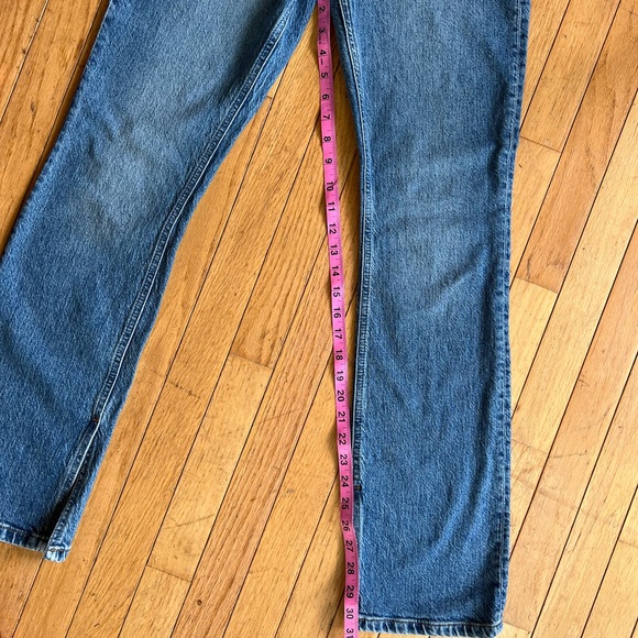 COPY - Reformation | Peyton slit hem high rise boot cut jean | Palermo wash | s… - Picture 10 of 13